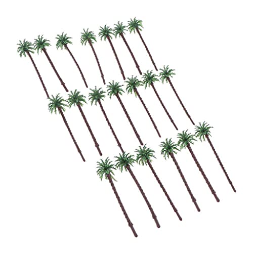 20 2,2 5,1 Modell Palme, Z Spur Diorama Landschaft Wargame Landschaftszubehör, 5,5 cm von Sharplace