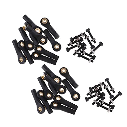 Sharplace 20pcs Kugelgelenk 3mm M3 mit Absatz Kugelkopf Spurstange Lenkkopf für RC Flugzeug Auto Modellbau von Sharplace