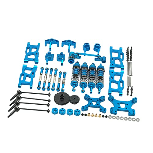 Sharplace 1/12 1/14 RC Auto Ersatzteile,Komplettset,Metall Upgrade Teile für WLtoys 144001 124019 - Blau von Sharplace