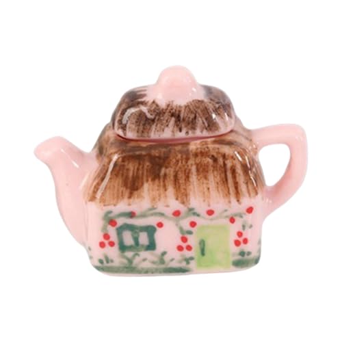 Sharplace 1/12 Teekessel-Modell, dekorative Mikro-Skulptur, Ornament, Puppenhaus, Teekanne, Miniatur für Küche, Zuhause, Wohnzimmer, Esszimmer Sharplace 1/12 Teekessel-Modell, dekorative Mikro-Skulptur, Ornament, Puppenhaus, Teekanne, Miniatur für Küche, Zuhause, Wohnzimmer, Esszimmer von Sharplace