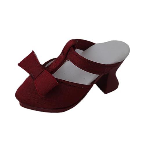 Sharplace 1/4 BJD Puppenschuhe High Heels Dress up mit Bowknot 18 Zoll Princess 1:4 Sacle Girl Puppenzubehör High Heel Sandalen, Rot Sharplace 1/4 BJD Puppenschuhe High Heels Dress up mit Bowknot 18 Zoll Princess 1:4 Sacle Girl Puppenzubehör High Heel Sandalen, Rot von Sharplace