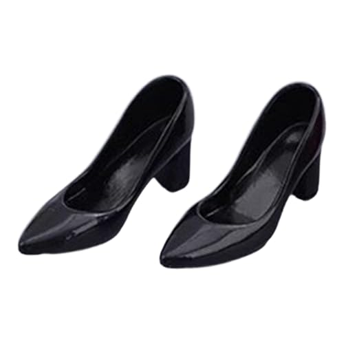Sharplace 1/6 Skala BJD Doll Shoes Mini Realistic Cosplay Photo Requisite Mode High Heeled Schuhe High Heels Model für 12 Zoll Figur Körper, Schwarz Sharplace 1/6 Skala BJD Doll Shoes Mini Realistic Cosplay Photo Requisite Mode High Heeled Schuhe High Heels Model für 12 Zoll Figur Körper, Schwarz von Sharplace