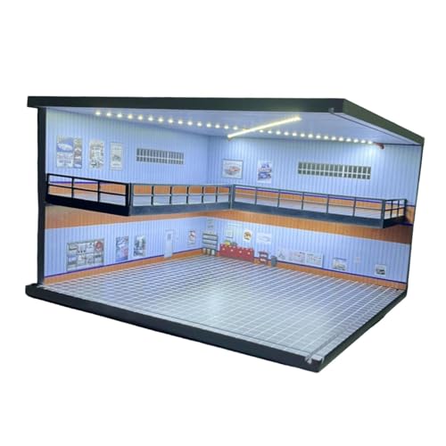 Sharplace 1/64 Parkplatz Szene Parkhaus mit Licht Doppel Schicht Ausstellung Dekorative Organizer Landschaft LED Vitrine, Style B Sharplace 1/64 Parkplatz Szene Parkhaus mit Licht Doppel Schicht Ausstellung Dekorative Organizer Landschaft LED Vitrine, Style B von Sharplace