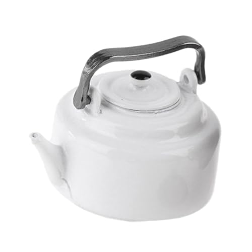 Sharplace 1:12 Pfeifender, Mini-Wasser, Lebensszene, Diorama, Mini-Teekanne, Modell für Layout, Bahnhof, DIY-Projekte, Weiß Sharplace 1:12 Pfeifender, Mini-Wasser, Lebensszene, Diorama, Mini-Teekanne, Modell für Layout, Bahnhof, DIY-Projekte, Weiß von Sharplace