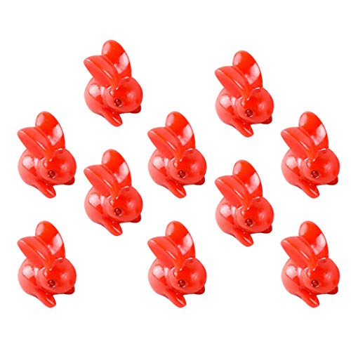 Sharplace 10 Häschenfiguren Tierkaninchenspielzeug Zum Basteln Puppenhaus Garten Weiß, Rot Sharplace 10 Häschenfiguren Tierkaninchenspielzeug Zum Basteln Puppenhaus Garten Weiß, Rot von Sharplace