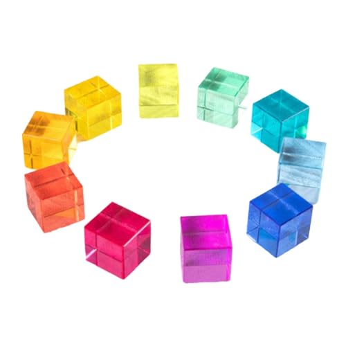 Sharplace 100x Regenbogen Acryl EDELSTEIN Würfel für Frühe Pädagogische Kindergarten Lehre Stapeln Spielzeug Stapeln Würfel für Handwerk Sharplace 100x Regenbogen Acryl EDELSTEIN Würfel für Frühe Pädagogische Kindergarten Lehre Stapeln Spielzeug Stapeln Würfel für Handwerk von Sharplace