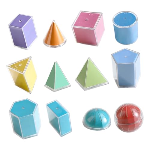 Sharplace 12 Stück Blöcke mit geometrischen Formen, Lernspielzeug, Formerkennung, Haltbarkeit, tragbar, praktisch, pädagogische Sharplace 12 Stück Blöcke mit geometrischen Formen, Lernspielzeug, Formerkennung, Haltbarkeit, tragbar, praktisch, pädagogische von Sharplace