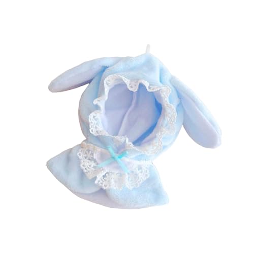 Sharplace 15cm und 17cm Puppen Kapuzenpullover Umhang Miniatur Kleidung Puppe Hase Mädchen Umhang Kostüm für 15cm Anhänger Puppe Geburtstag Geschenke Kinder, BLAU von Sharplace