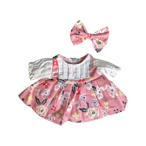 Sharplace 20cm Mädchen Puppenkleid Puppenkleidung für kleine Mädchen Geschenk Stilvolle Foto-Requisiten Weiche Koordination DIY Puppenspielzeug Outfit Kostüme, Rosa von Sharplace