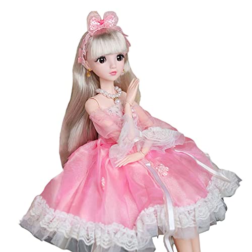 Sharplace 24 Zoll BJD Puppe mit beweglichen Gelenken - Singende Prinzessin für Sammler und Spiel, Prinzessin Babs von Sharplace