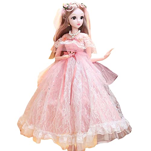 Sharplace 24 Zoll BJD Puppe mit beweglichen Gelenken - Singende Prinzessin für Sammler und Spiel, Prinzessin Camilla von Sharplace