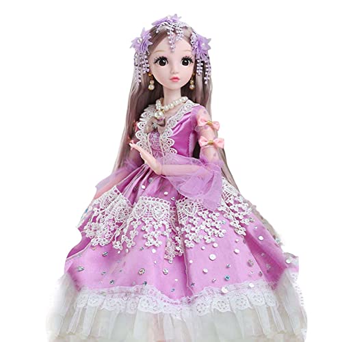 Sharplace 24 Zoll BJD Puppe mit beweglichen Gelenken - Singende Prinzessin für Sammler und Spiel, Prinzessin Dailinsi von Sharplace