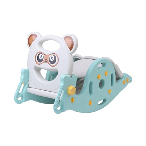 Sharplace 3-in-1-Babyrutsche, Schaukelspielzeug, Kinderrutsche, lehrreich, für im Alter von 1–6 Jahren, Robustes Geschenk, Schaukelpferd, Faltbarer, GrÜn Sharplace 3-in-1-Babyrutsche, Schaukelspielzeug, Kinderrutsche, lehrreich, für im Alter von 1–6 Jahren, Robustes Geschenk, Schaukelpferd, Faltbarer, GrÜn von Sharplace