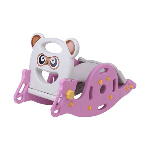 Sharplace 3-in-1-Babyrutsche, Schaukelspielzeug, Kinderrutsche, lehrreich, für im Alter von 1–6 Jahren, Robustes Geschenk, Schaukelpferd, Faltbarer, Rosa Sharplace 3-in-1-Babyrutsche, Schaukelspielzeug, Kinderrutsche, lehrreich, für im Alter von 1–6 Jahren, Robustes Geschenk, Schaukelpferd, Faltbarer, Rosa von Sharplace