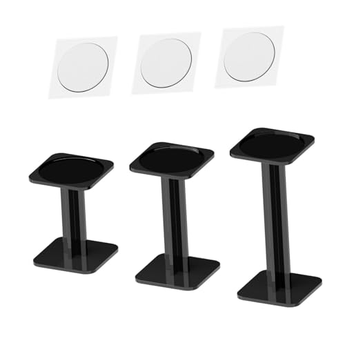 Sharplace 3X Acryl Riser Displayständer Flights Rack Flying Miniatures Regalhalter für Studio Werkstatt Kamin Kleine Puppen, Schwarz Sharplace 3X Acryl Riser Displayständer Flights Rack Flying Miniatures Regalhalter für Studio Werkstatt Kamin Kleine Puppen, Schwarz von Sharplace