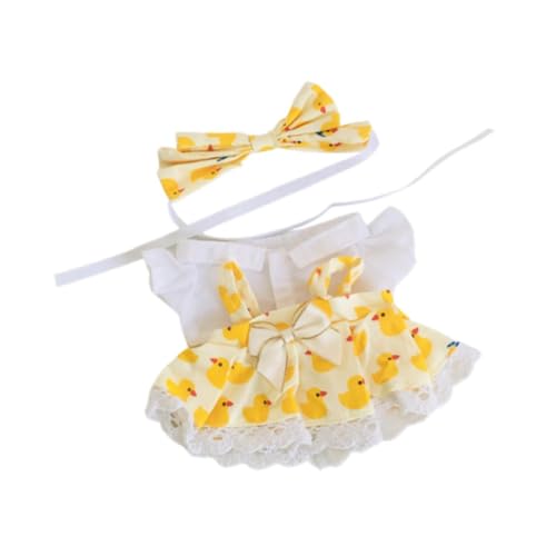 Sharplace 3x20cm Mini Puppenkleidung Plüschpuppe Rock Hemd und Haarband Kostüm Puppe Wechselkleidung Spiel für 20cm/7,87 Zoll Plüschpuppe, Entenmuster Sharplace 3x20cm Mini Puppenkleidung Plüschpuppe Rock Hemd und Haarband Kostüm Puppe Wechselkleidung Spiel für 20cm/7,87 Zoll Plüschpuppe, Entenmuster von Sharplace