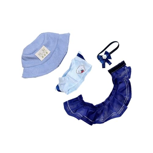 Sharplace 4x6 zoll Puppenkleidung Puppenhemd Rock Outifits Foto Requisiten Puppenzubehör Kleidung für Kinder Plüsch Ente Kleidung Kostüme von Sharplace