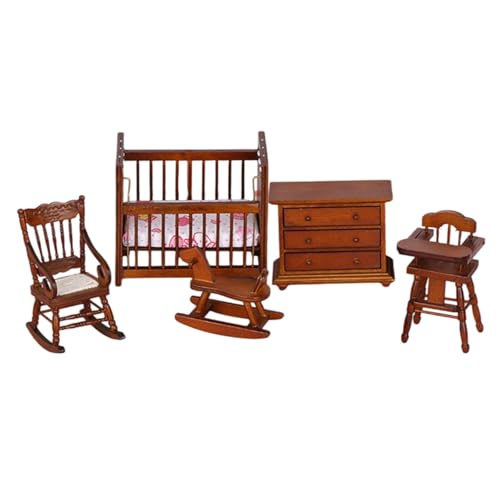 Sharplace 5-teiliges Puppenhaus-Möbelset im Maßstab 1:12, Hobby-Bastelset, Rollenspiele, Simulation, Kinderspielzeug für Jungen und Mädchen, Sharplace 5-teiliges Puppenhaus-Möbelset im Maßstab 1:12, Hobby-Bastelset, Rollenspiele, Simulation, Kinderspielzeug für Jungen und Mädchen, von Sharplace