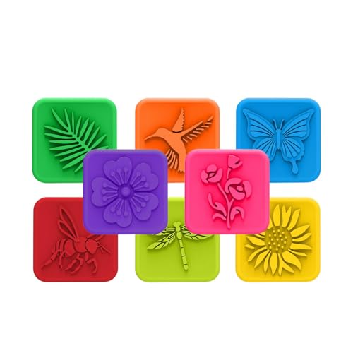 Sharplace 8-teilige sensorische Steine für, Zappelspielzeug, Farberkennung, sensorisches Zappelspielzeug für, weiches Silikonspielzeug für den Sharplace 8-teilige sensorische Steine für, Zappelspielzeug, Farberkennung, sensorisches Zappelspielzeug für, weiches Silikonspielzeug für den von Sharplace