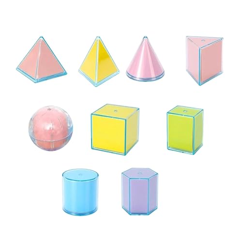 Sharplace 9-teiliges 3D-Geometrische Körper, die Sich zusammenfalten, Geometrische Formen, Lernspielzeug, Frühmathematisches Manipulativ für im Sharplace 9-teiliges 3D-Geometrische Körper, die Sich zusammenfalten, Geometrische Formen, Lernspielzeug, Frühmathematisches Manipulativ für im von Sharplace