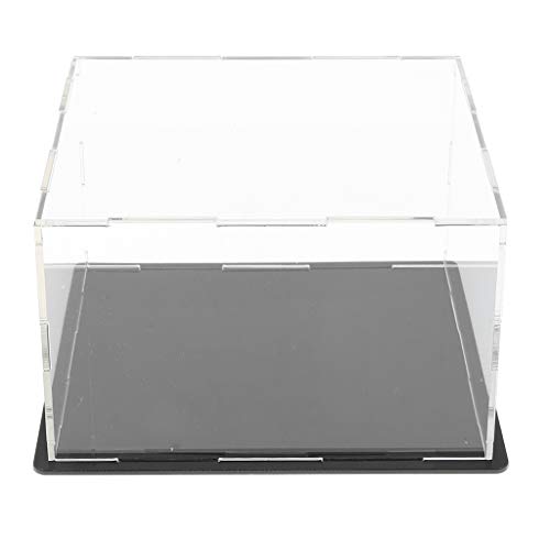 Sharplace Acryl Vitrine Spielzeug Home Retail Schutzhülle Standboxen, Klar, 13 x 13 x 8 cm von Sharplace