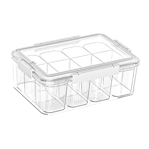Sharplace Aufbewahrungsbox für Sammelkarten, transparent, mit staubdichtem Deckel, Trennwänden, tragbar, zum Sammeln von Sportkarten Sharplace Aufbewahrungsbox für Sammelkarten, transparent, mit staubdichtem Deckel, Trennwänden, tragbar, zum Sammeln von Sportkarten von Sharplace
