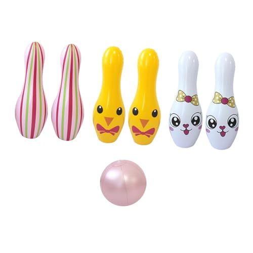 Sharplace Aufblasbares Bowling-Set mit Ball, Spielzeug, Früherziehung, Partyspiel, Indoor-Outdoor-Spiele, Bowling-Spiele-Set für Meetings, Geburtstage, Kaninchen Sharplace Aufblasbares Bowling-Set mit Ball, Spielzeug, Früherziehung, Partyspiel, Indoor-Outdoor-Spiele, Bowling-Spiele-Set für Meetings, Geburtstage, Kaninchen von Sharplace