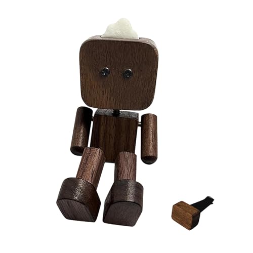 Sharplace Autodekoration, Puppenornament mit schüttelnden Füßen, lustiges dekoratives, kompaktes Auto-Innenzubehör, hölzerne Mannfigur für den Tisch, Dunkelbraun Sharplace Autodekoration, Puppenornament mit schüttelnden Füßen, lustiges dekoratives, kompaktes Auto-Innenzubehör, hölzerne Mannfigur für den Tisch, Dunkelbraun von Sharplace
