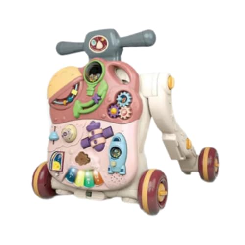 Sharplace Baby-Aktivitäts-Lauflernspielzeug, Lauflernspielzeug, Geschenk, Entwickelt Motorik-Fähigkeiten, Aktivitätstisch, Aktivitätszentrum für Kleinkinder, ROSA von Sharplace