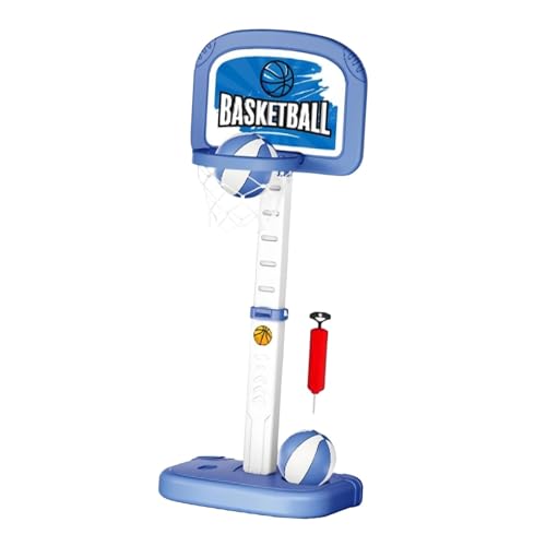 Sharplace Basketballkorb für den Pool, Wasser-Basketballständer, 2 Bälle, Pool-Spielzeug, Spiel, höhenverstellbar, für Jungen, Mädchen, Kinder, Freunde, Blau von Sharplace