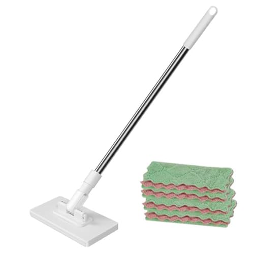 Sharplace Bodenwischer, Flachwischer mit wiederverwendbaren, waschbaren Pads, Nass- und Staubwischen, 360° drehbar, für Büro, Haushalt, Einkaufszentrum, Laminat Sharplace Bodenwischer, Flachwischer mit wiederverwendbaren, waschbaren Pads, Nass- und Staubwischen, 360° drehbar, für Büro, Haushalt, Einkaufszentrum, Laminat von Sharplace