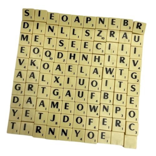 Sharplace Buchstabiersteine, Buchstabierbuchstaben-Kachelspiel, Großbuchstaben-Alphabet-Kacheln, Kreuzworträtselspiel für Mädchen, Jungen, Kinder von Sharplace