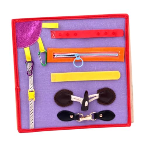 Sharplace Busy Board DIY Material Vorschule Lernen Motorik Entwicklung Zappeln Decke Kleid Lernmatte für Mädchen Auto Flugzeug, Violett Sharplace Busy Board DIY Material Vorschule Lernen Motorik Entwicklung Zappeln Decke Kleid Lernmatte für Mädchen Auto Flugzeug, Violett von Sharplace