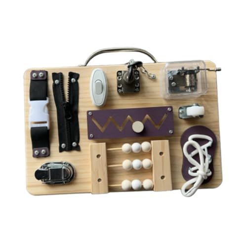 Sharplace Busy Board Reisespielzeug Frühpädagogische Vorschul-Lernaktivitäten Aktivitätsbrett Zappelspielzeug für Jungen Mädchen, Style A Sharplace Busy Board Reisespielzeug Frühpädagogische Vorschul-Lernaktivitäten Aktivitätsbrett Zappelspielzeug für Jungen Mädchen, Style A von Sharplace