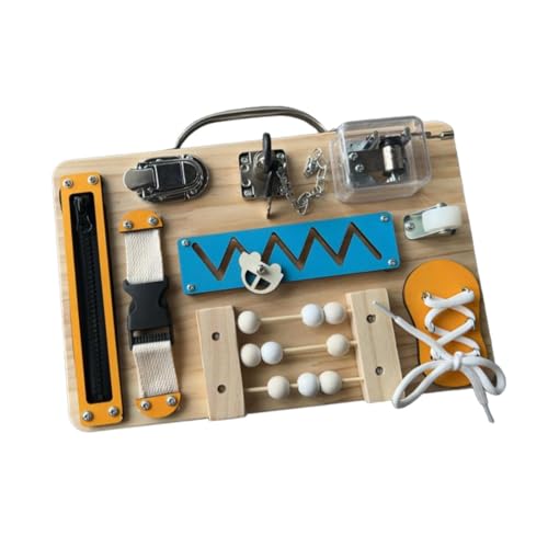 Sharplace Busy Board Reisespielzeug Frühpädagogische Vorschul-Lernaktivitäten Aktivitätsbrett Zappelspielzeug für Jungen Mädchen, Style B Sharplace Busy Board Reisespielzeug Frühpädagogische Vorschul-Lernaktivitäten Aktivitätsbrett Zappelspielzeug für Jungen Mädchen, Style B von Sharplace