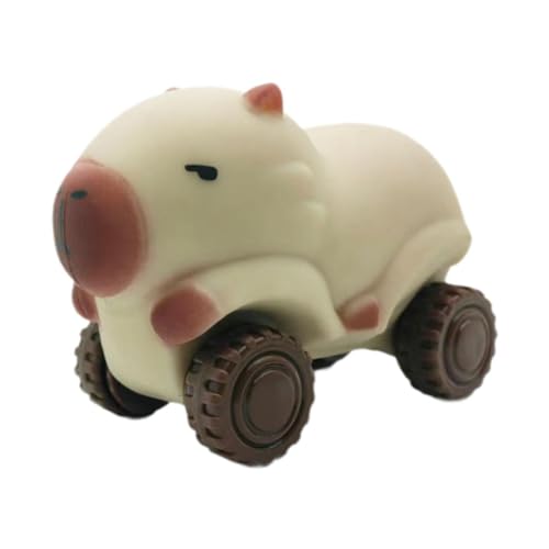 Sharplace Capybara-Spielzeug, sensorisches Spielzeug, kreativer Cartoon-Capybara-Sandschieber, kreativer Rollwagen für Babys, Kinder, Kinder, Kindergarten, Beige von Sharplace