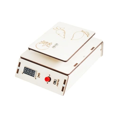 Sharplace Crafts Science Educational Electronic Scale Holz 3D -Puzzle Physik Experiment DIY -Projekte zum Unterrichten von AIDS -Geburtstagsjugendliche von Sharplace