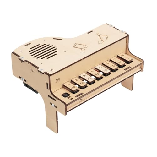 Sharplace DIY-Klavierspielzeug, Unterricht im Klassenzimmer, Holz-3D-Puzzle, Bausätze, Lernspielzeug, Experimentierprojekt für Klassenzimmer, Geschenke für von Sharplace