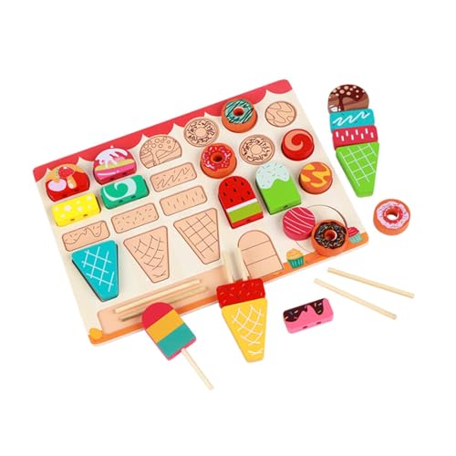 Sharplace Eiscreme-Spielzeug, Eiscreme-Spielset aus für 3-Jährige, für , Rollenspiel-Küchenzubehör für Mädchen und Jungen, Geburtstagsgeschenke Sharplace Eiscreme-Spielzeug, Eiscreme-Spielset aus für 3-Jährige, für , Rollenspiel-Küchenzubehör für Mädchen und Jungen, Geburtstagsgeschenke von Sharplace