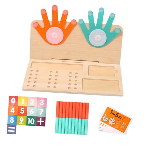 Sharplace Finger-Mathe-Spiel, Vorschul-Lernspielzeug, Homeschool-Kindergarten-Zubehör, Zahlenzählblöcke für für Jungen und Mädchen, Einseitige Platine Sharplace Finger-Mathe-Spiel, Vorschul-Lernspielzeug, Homeschool-Kindergarten-Zubehör, Zahlenzählblöcke für für Jungen und Mädchen, Einseitige Platine von Sharplace