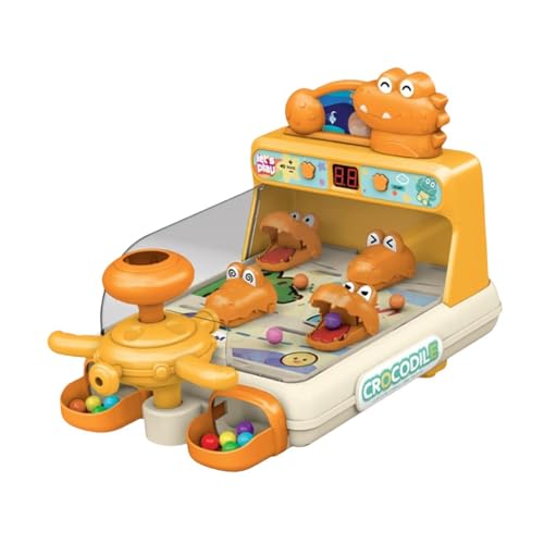 Sharplace Flipperautomat, Lernspielzeug, Frühlernbrettspiel, Interaktionsspiel, Tisch-Flipperspiel für Kinder im Alter von 3, 4, 5 und 6 Jahren, Partygeschenk, Orange von Sharplace