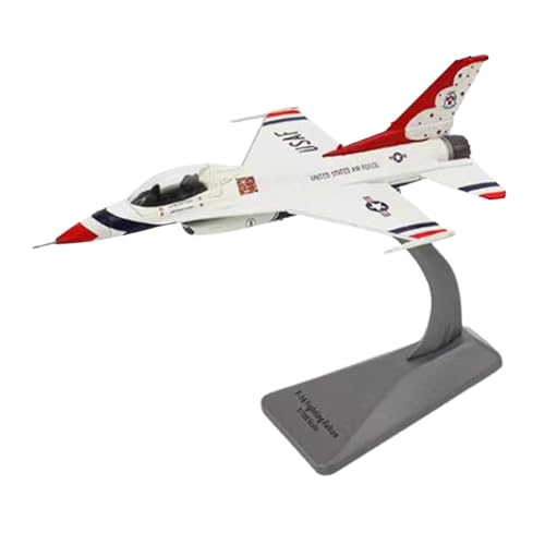 Sharplace Flugzeugmodell F16A im Maßstab 1/100, Flugzeugornament, Display-Ornament, Flugzeugmodell, Kampfflugzeug für Café, Schlafzimmer, Bar, Ornament von Sharplace