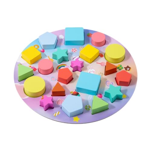 Sharplace Formsortierpuzzle, Babyblöcke, Geschenk, Holzspielzeug, geometrische Paarungsform-Matching-Blöcke, Lernspielzeug für Jungen und Mädchen, Sharplace Formsortierpuzzle, Babyblöcke, Geschenk, Holzspielzeug, geometrische Paarungsform-Matching-Blöcke, Lernspielzeug für Jungen und Mädchen, von Sharplace