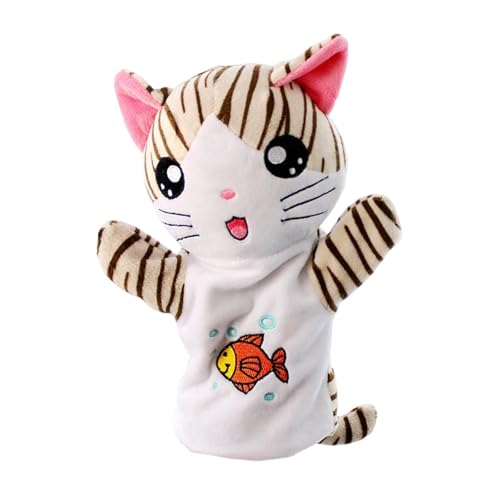 Sharplace Handpuppe, weiches Plüschspielzeug, schöner Katzen-Wrestling-Handschuh zum Spielen von Plüschtieren für Indoor-Übungen, Rollenspiele, interaktives Sharplace Handpuppe, weiches Plüschspielzeug, schöner Katzen-Wrestling-Handschuh zum Spielen von Plüschtieren für Indoor-Übungen, Rollenspiele, interaktives von Sharplace