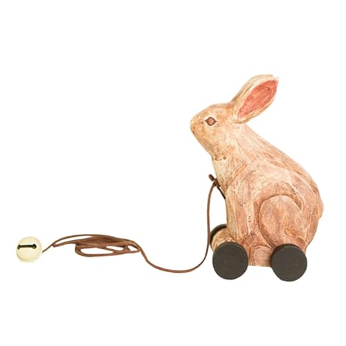 Sharplace Hölzernes Ziehspielzeug Hase, fördert die Motorik, Lernspielzeug, entwickelt die Hand-Augen-Koordination für unterwegs, für Kleinkinder von 0–3 Jahren Sharplace Hölzernes Ziehspielzeug Hase, fördert die Motorik, Lernspielzeug, entwickelt die Hand-Augen-Koordination für unterwegs, für Kleinkinder von 0–3 Jahren von Sharplace
