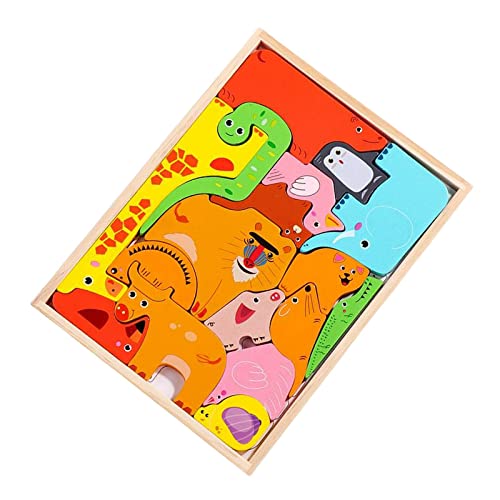 Sharplace Holzpuzzle Puzzles Tierpuzzle Lernspielzeug Holzspielzeug mit Glatten Kanten Fördert Feinmotorik Und Beobachtung für, Stil A Sharplace Holzpuzzle Puzzles Tierpuzzle Lernspielzeug Holzspielzeug mit Glatten Kanten Fördert Feinmotorik Und Beobachtung für, Stil A von Sharplace