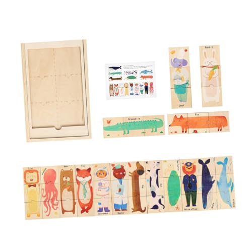 Sharplace Holzpuzzles für Kinder, Lernpuzzle, Anziehpuzzle, pädagogische Anerkennung, Tierpuzzles, Puzzle für Jungen, Mädchen, Kleinkinder Sharplace Holzpuzzles für Kinder, Lernpuzzle, Anziehpuzzle, pädagogische Anerkennung, Tierpuzzles, Puzzle für Jungen, Mädchen, Kleinkinder von Sharplace