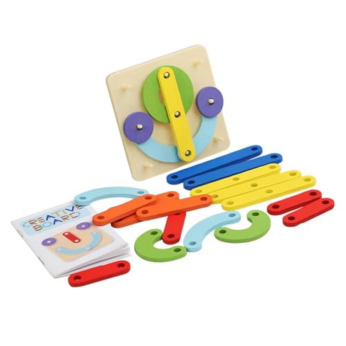 Sharplace Holzstapelbuchstaben Zahlen Rätsel Stapel Spielzeug Fine Motor Skills Form Sorter Bildung für Kinder Party Gefälligkeiten von Sharplace