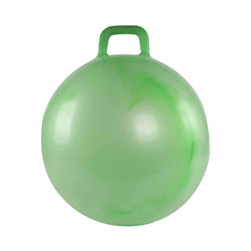 Sharplace Hüpfball, Sport-Hüpfball, Gymnastikball, 55 cm Durchmesser, Kindergarten-Hüpfspiel, rund, lustig, mit Griff, Geschenke, Hüpfball, Grün von Sharplace