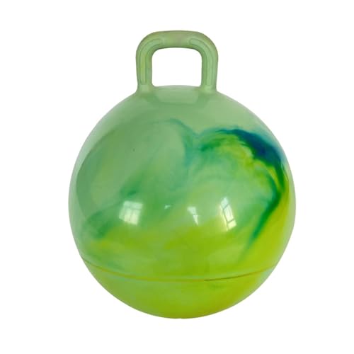 Sharplace Hüpfball Hüpfball mit Griff Gymnastikball Outdoor Hofspiel 55cm Durchmesser für Kinder Sport Hüpfball Kinderspielzeug, Grün von Sharplace